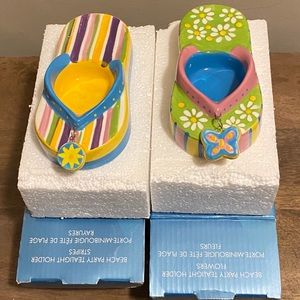 🆕 Bundle of 2 AVON Beach Party Tea Light Holders